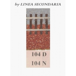 BALLAST - grana fine - 250 gr dispenser - rosso 